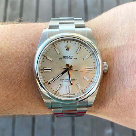 rolex 124300 silver review.